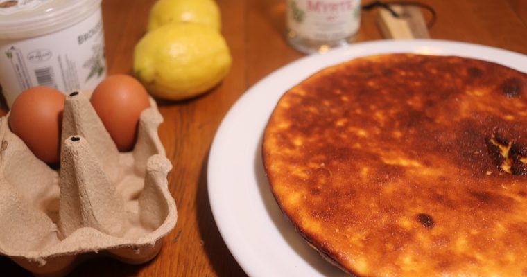 🧁 Fiadone corse : le gâteau frais au brocciu et citron